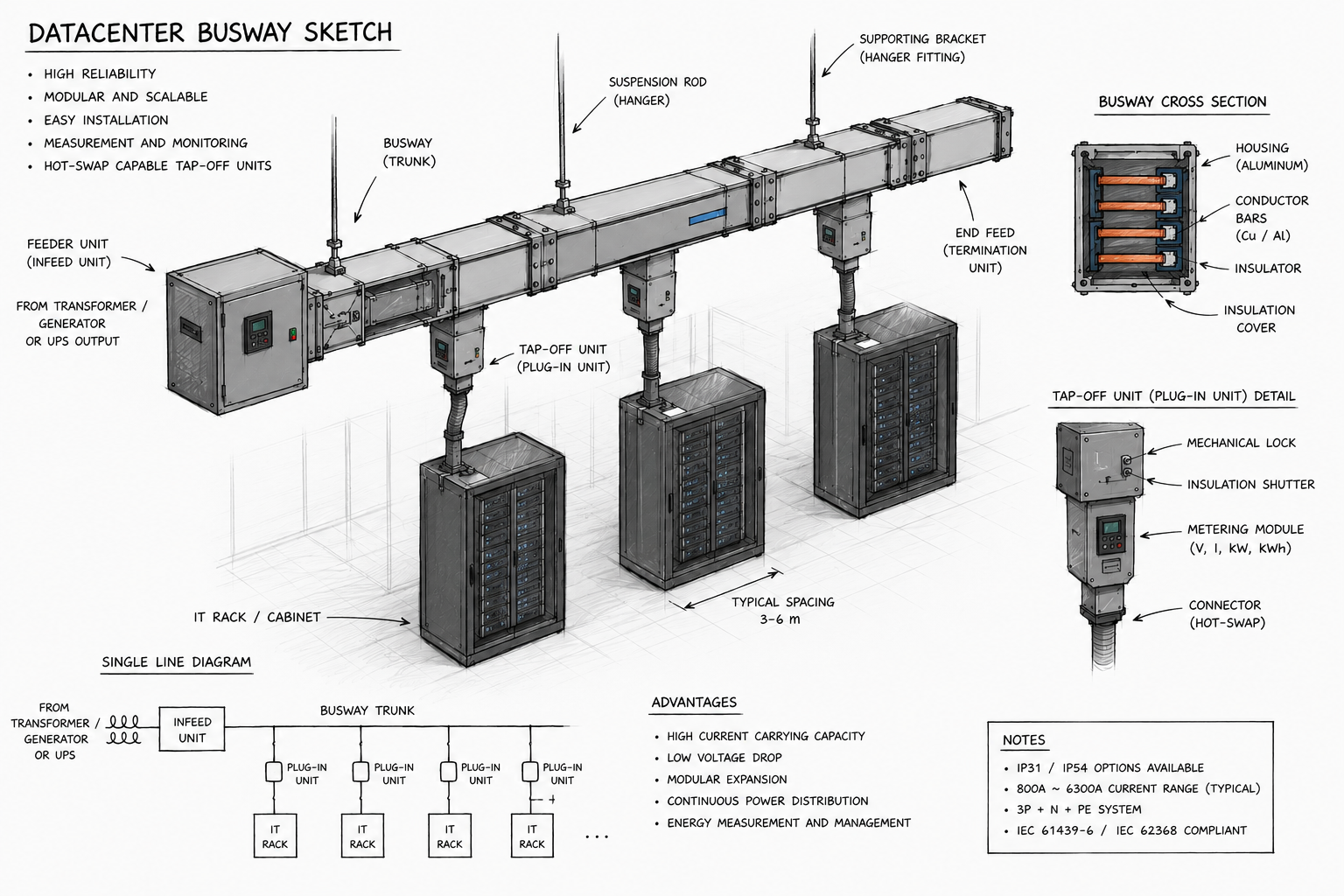 Datacenter Busbarı çalışmalarımız Tamamlandı